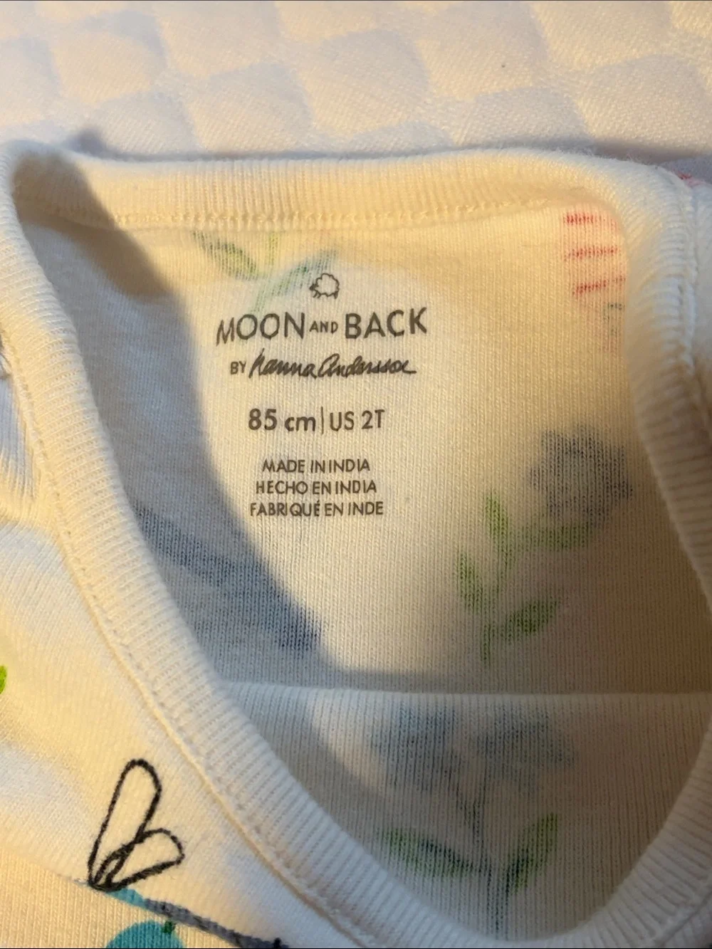Hanna Andersson Moon & Back Girls Organic Cotton Long Sleeve Knit Dress Size 2T - Picture 3 of 4